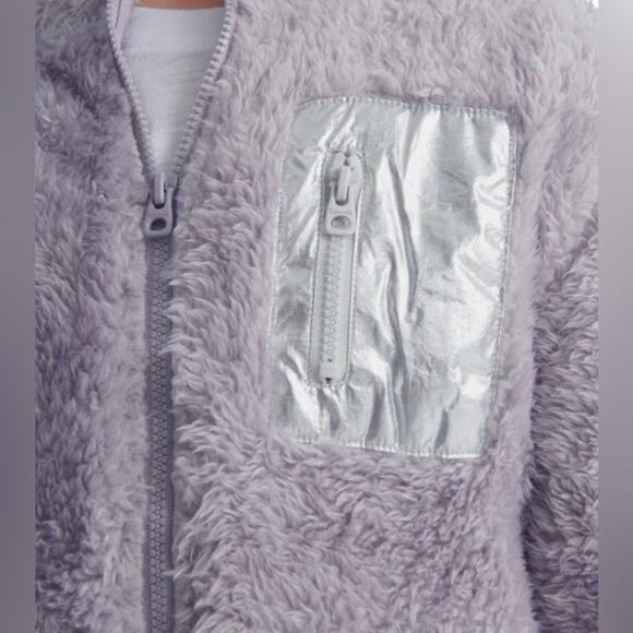 Splendid Girl's Jacket Fleece Full Zip Purple Size 3T NWT - Picture 5 of 8
